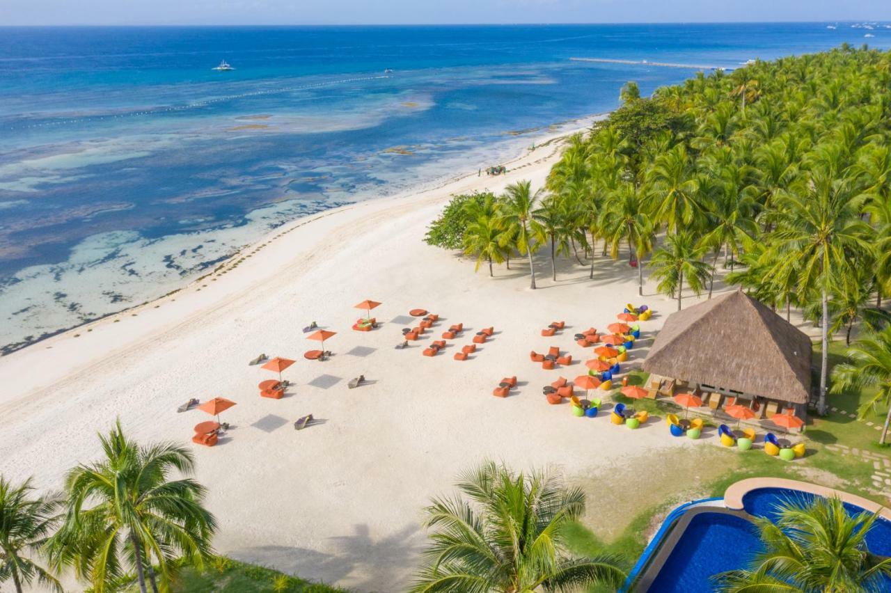 Oceanica Resort Panglao, Bohol Екстериор снимка Aerial view of the beach at the resort